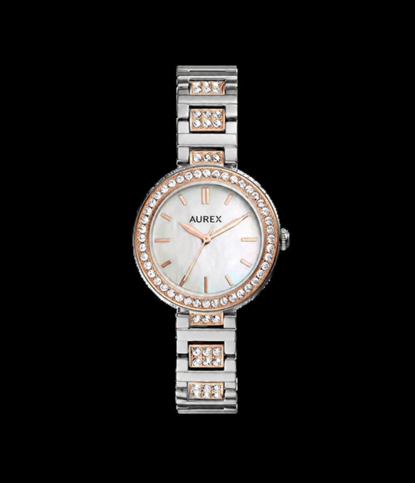 Karli Three-Hand Two-Tone Stainless Steel Watch